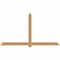 Ekena Millwork Eugene Smooth Timber Gable Bracket, Western Red Cedar, 108"W x 58"H x 5 1/2"D x 5 1/2"F, 13/12 Pitch GBW108X58X0606EUG00SWR - alternate 1